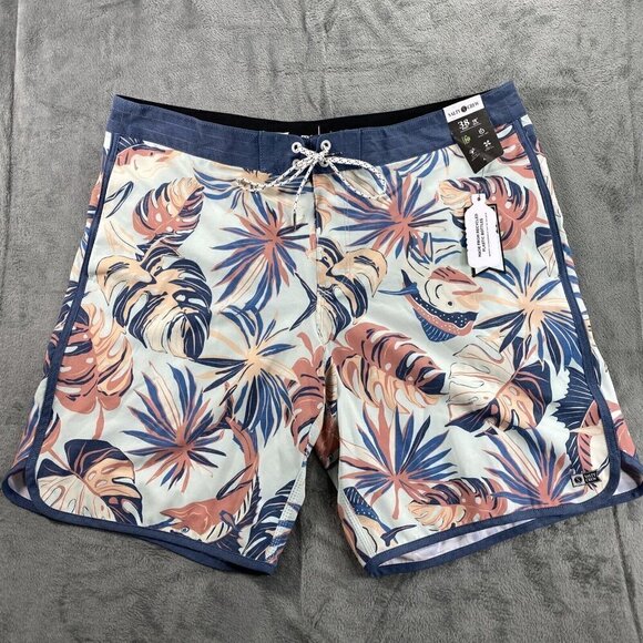Salty Crew Men's Breaker Board Shorts - Sea Foam, Size 38, Swimwear - Picture 2 of 4